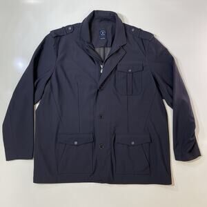 Johnnie O Men’s Performance Gregor Military Style Field Jacket 2XL XXL $398 Navy